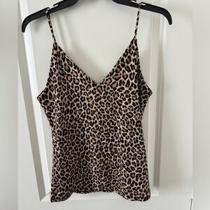 Vintage Carly Jean Los Angeles CJLA Serena Leopard Tank